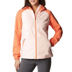 Kurtka softshell damska Columbia Heather Canyon. Brązowe kurtki sportowe damskie Columbia, m, bez wzorów, z softshellu, bez kaptura. Za 179.99 zł.