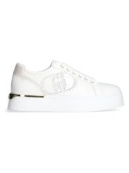 Liu Jo Skórzane sneakersy "Pretty" w kolorze białym rozmiar: 40. Białe obuwie sportowe damskie Liu Jo, bez zapięcia. Za 322.73 zł.