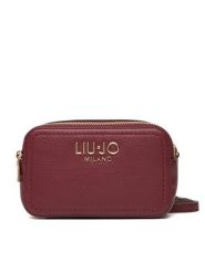 Liu Jo Torebka Ecs S camera Case AF5100 E0058 Bordowy. Czerwone listonoszki damskie Liu Jo, bez wzorów, ze skóry, bez dodatków. Za 449.99 zł.