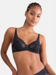 Triumph Biustonosz z fiszbiną Amourette Graphic 10229007 Czarny. Czarne biustonosze Triumph, bez wzorów, z syntetyku. Za 189.99 zł.