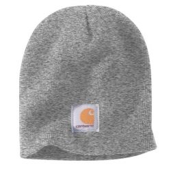 Czapka Carhartt Acrylic Knit Hat HGY Heather. Szare czapki damskie Carhartt, bez wzorów. Za 70.99 zł.