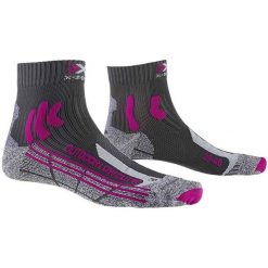 Skarpetki trekkingowe damskie X-Socks® Outdoor Low Cut. Czerwone skarpetki damskie X Socks, bez wzorów, z elastanu. Za 44.49 zł.
