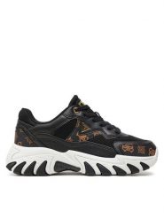 Guess Sneakersy Nowah FLTNOW FAL12 Czarny. Czarne obuwie sportowe damskie Guess, ze skóry, bez zapięcia. W wyprzedaży za 319.99 zł.