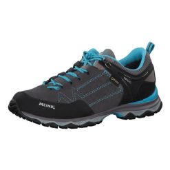 Buty Meindl Ontario Lady GTX. Niebieskie obuwie trekkingowe damskie MEINDL, z gore-texu, bez zapięcia. Za 969.90 zł.