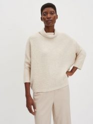 Someday Golf "Tiola" w kolorze kremowym rozmiar: S. Brązowe golfy damskie someday., s, bez wzorów, z wełny, bez ramiączek. Za 143.99 zł.