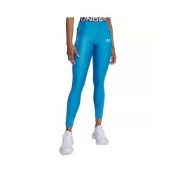 Legginsy Under Armour HeatGear Rib. Niebieskie legginsy damskie Under Armour, xs, bez wzorów, z elastanu. Za 287.55 zł.