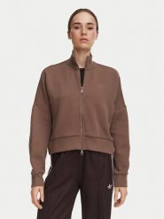 Adidas Bluza Spacer Tracktop KZ2189 Brązowy Regular Fit. Brązowe bluzy damskie Adidas, l, bez wzorów, z syntetyku, bez kaptura. Za 222.99 zł.