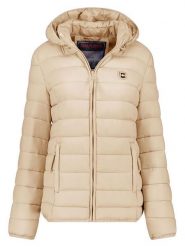 ANAPURNA Kurtka pikowana "Akitalana Hood" w kolorze beżowym rozmiar: XXL. Brązowe kurtki damskie ANAPURNA, xxl, bez wzorów, bez kaptura. Za 130.99 zł.