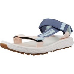 Sandały COLUMBIA KONOS GLOBETROT WMNS Niebieski. Niebieskie sandały damskie Columbia, bez wzorów, z tkaniny, bez obcasa, bez zapięcia. Za 243.99 zł.
