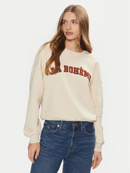 ONLY Bluza Toddy 15337200 Beżowy Oversize. Brązowe bluzy damskie Only, s, bez wzorów, z bawełny, bez kaptura. Za 79.99 zł.