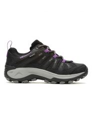 Merrell Buty turystyczne "Claypool 2" w kolorze czarno-fioletowym rozmiar: 41. Czarne obuwie trekkingowe damskie Merrell, z gore-texu, bez zapięcia. Za 338.21 zł.