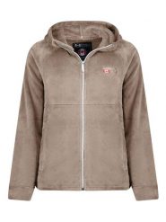 Canadian Peak Kurtka polarowa "Ulotteak" w kolorze beżowym rozmiar: XXL. Brązowe kurtki damskie Canadian Peak, xxl, bez wzorów, z polaru, bez kaptura. Za 91.34 zł.