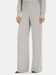Guess Spodnie dzianinowe W5BB52 Z1192 Szary Regular Fit. Szare spodnie materiałowe damskie Guess, z aplikacjami, z dzianiny. Za 529.99 zł.