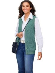 WITT WEIDEN Kamizelka w kolorze turkusowym rozmiar: 36. Niebieskie kamizelki damskie WITT WEIDEN, bez wzorów, prążkowane, bez kaptura. Za 30.99 zł.