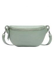 Liebeskind Berlin Skórzana saszetka w kolorze zielonym - 32 x 14 x 7 cm rozmiar: onesize. Zielone nerki i saszetki damskie Liebeskind Berlin, bez wzorów, z materiału. Za 333.81 zł.