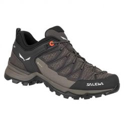 Buty trekkingowe damskie Salewa Mtn Trainer Lite Gtx. Brązowe obuwie trekkingowe damskie Salewa, z materiału, bez zapięcia. Za 861.00 zł.