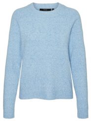 Vero Moda Sweter w kolorze błękitnym rozmiar: S. Niebieskie swetry klasyczne damskie Vero Moda, s, bez kołnierzyka. Za 43.88 zł.