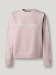 Pepe Jeans Bluza "Maty" w kolorze jasnoróżowym rozmiar: L. Różowe bluzy damskie Pepe Jeans, l, bez wzorów, z jeansu, bez kaptura. Za 152.99 zł.