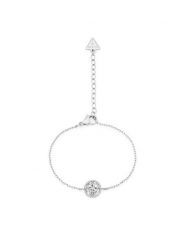 Guess Bransoletka JUBB06 397JW Srebrny. Szare bransoletki damskie Guess, srebrne. Za 249.99 zł.
