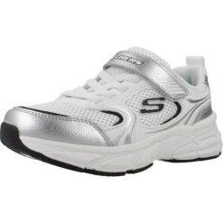 Buty SKECHERS RETRO GRAPH Biały. Białe obuwie trekkingowe damskie Skechers, z syntetyku, bez zapięcia. Za 216.99 zł.