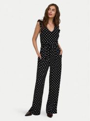 ONLY Kombinezon Tina 15374983 Czarny Regular Fit. Czarne sukienki damskie Only, bez wzorów, z syntetyku, bez ramiączek. Za 199.99 zł.