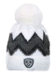 Peak Mountain Czapka "Mouton" w kolorze biało-antracytowym rozmiar: onesize. Białe czapki damskie Peak Mountain, bez wzorów. Za 92.86 zł.
