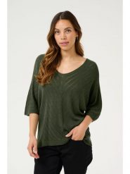 Cream Sweter w kolorze ciemnozielonym rozmiar: L/XL. Zielone swetry klasyczne damskie Cream, l, bez kołnierzyka. Za 127.35 zł.