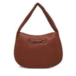 Torebka Guess. Brązowe torebki klasyczne damskie Guess, bez dodatków. Za 339.99 zł.