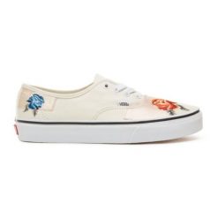 Buty damskie trampki Vans Authentic Satin Patchwork. Białe trampki damskie Vans, bez wzorów, bez zapięcia. Za 229.00 zł.