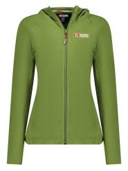 Canadian Peak Kurtka polarowa "Tugoodeak" w kolorze zielonym rozmiar: L. Zielone kurtki damskie Canadian Peak, l, bez wzorów, z polaru, bez kaptura. Za 56.99 zł.