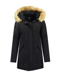 Geographical Norway Parka "Dinasty" w kolorze granatowym rozmiar: XXL. Niebieskie parki damskie Geographical Norway, xxl, bez kaptura. Za 245.45 zł.