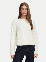 Guess Sweter W6BR59 Z1564 Kremowy Regular Fit. Białe swetry klasyczne damskie Guess, xxl, bez kołnierzyka. Za 434.99 zł.