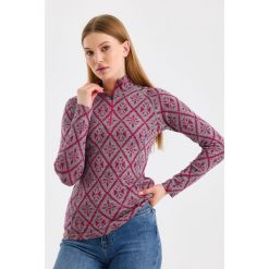 Bluza termoaktywna Woolona Venus z Długim Rękawem 100% Merino. Niebieskie bluzy damskie WOOLONA, m, bez wzorów, z wełny, bez kaptura. W wyprzedaży za 351.00 zł.