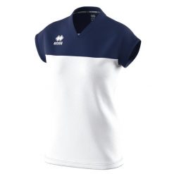 Koszulka damska Errea Bessy. Białe koszulki damskie ERREA, bez wzorów, bez kołnierzyka, bez ramiączek. Za 191.50 zł.