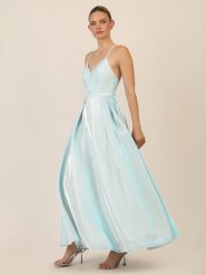 APART Sukienka w kolorze błękitnym rozmiar: 46. Niebieskie sukienki damskie Apart, bez wzorów, bez ramiączek. Za 339.99 zł.