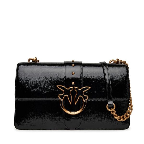 Torebka PINKO. Czarne torebki wieczorowe damskie Pinko, bez wzorów, bez dodatków. Za 1,619.00 zł.