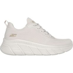 Buty damskie Skechers Bobs B Flex Hi Fly. Białe obuwie sportowe casual damskie Skechers, z gumy, bez zapięcia. Za 297.97 zł.