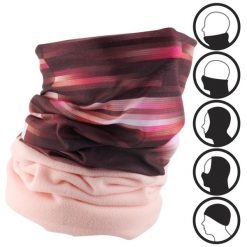 Komin narciarski dla dorosłych Wedze Hug. Czerwone kominy damskie WED'ZE, na zimę, bez wzorów, z dżerseju. Za 24.99 zł.