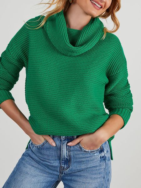 LA Angels Sweter w kolorze zielonym rozmiar: XL. Zielone swetry klasyczne damskie LA Angels, xl, bez kołnierzyka. Za 196.24 zł.