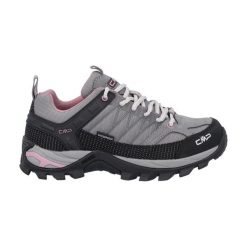 Damskie Niskie buty trekkingowe CMP Rigel waterprof. Brązowe obuwie trekkingowe damskie CMP, z materiału, bez zapięcia. Za 299.00 zł.