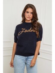 L'armoire de Suzette Sweter w kolorze granatowym rozmiar: 34/36. Niebieskie swetry klasyczne damskie L'armoire de Suzette, l, z wełny, bez kołnierzyka. Za 126.15 zł.