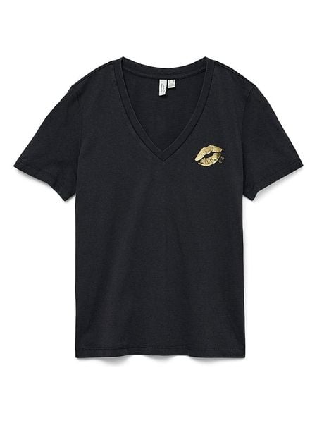 Vero Moda Koszulka w kolorze czarnym rozmiar: S. Czarne bluzki damskie Vero Moda, s, bez wzorów, z bawełny, bez kołnierzyka, bez ramiączek. Za 48.16 zł.