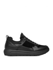 Remonte Sneakersy D2V00-00 Czarny. Czarne obuwie sportowe damskie Remonte, ze skóry, bez zapięcia. Za 429.99 zł.
