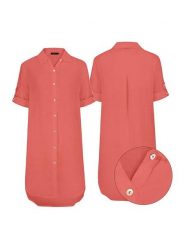Eight2Nine Sukienka w kolorze czerwonym rozmiar: M/L. Czerwone sukienki damskie Eight2Nine, bez wzorów, bez ramiączek. Za 122.96 zł.