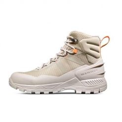 Buty trekkingowe damskie Mammut Blackfin Iii Mid Dt. Brązowe obuwie trekkingowe damskie Mammut, z materiału, za kostkę, bez zapięcia. Za 998.00 zł.