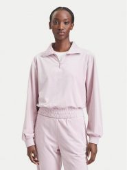 Guess Bluza V6BQ08 K6302 Różowy jasny Regular Fit. Czerwone bluzy damskie Guess, s, z aplikacjami, z syntetyku, bez kaptura. Za 344.99 zł.