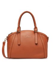 DeeZee Torebka C-DZE-S-013-08 Brązowy. Brązowe kuferki damskie DeeZee, bez wzorów, z materiału, bez dodatków. Za 149.99 zł.