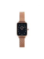 Daniel Wellington Zegarek Quadro Lumine Pressed Piano DW00100579 Złoty. Żółte, analogowe zegarki damskie Daniel Wellington, złote. Za 779.99 zł.