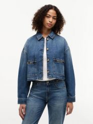 Tommy Hilfiger kurtka dżinsowa Kobiety Bawełna (100%) niebieski, XS. Niebieskie kurtki damskie Tommy Hilfiger, xs, bez wzorów, z bawełny, bez kaptura. Za 699.95 zł.