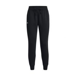 Polarowe Spodnie Joggery Under Armour Ua Rival Damskie. Czarne spodnie sportowe damskie Under Armour, m, bez wzorów, z materiału. Za 361.00 zł.